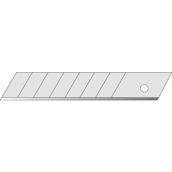 Mozart Abbrechklingen 18 mm VE 10 Stück                   4010029