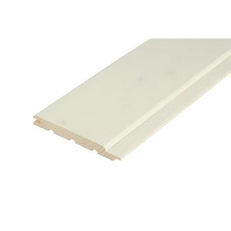 Fi/Ta. Rundprofil Softline für außen 18,5x146 mm behandelt weißdeckend US/SF