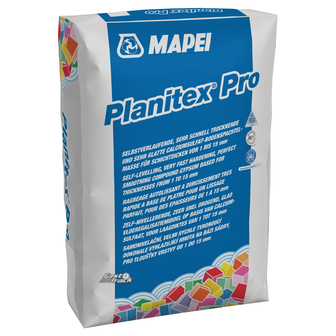 Planitex Pro Selbstverlaufende Calciumsulfat-Bodenspachtelmasse 1-15mm