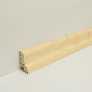 Sockelleiste 22x40 mm, Echtholz furniert Profil #550 mit Nut für ClipStar